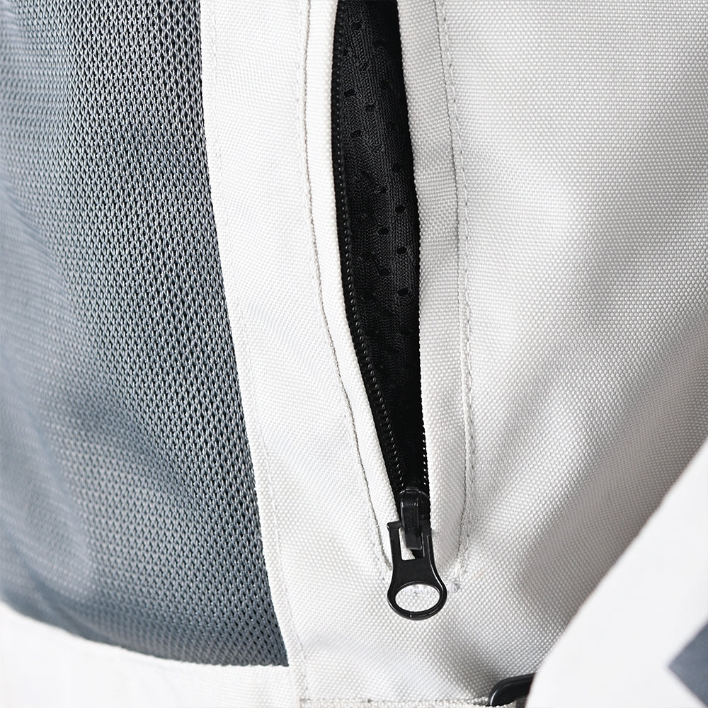 BELA MESH PRO Homens Moto Casaco Gelo Cinzento