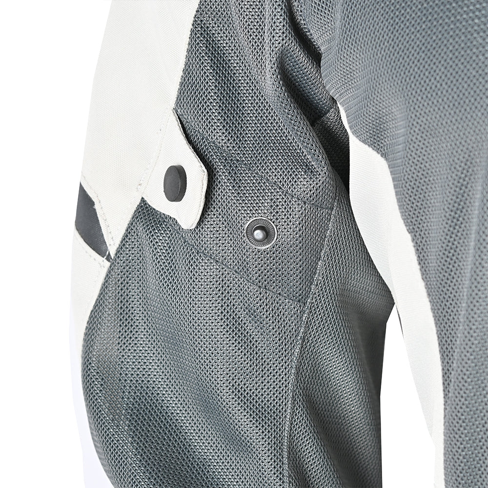 BELA MESH PRO Homens Moto Casaco Gelo Cinzento