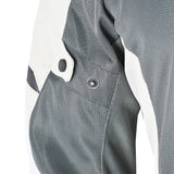 BELA MESH PRO Homens Moto Casaco Gelo Cinzento