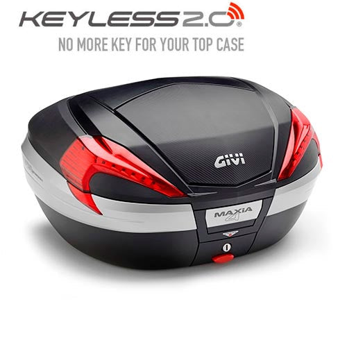 GIVI - MK 56 LTS CASE. V56/MAXIA4.NEGROC/T.NEG.C/CAT.ROJO.C/E175 – 1 – Maximomoto PT