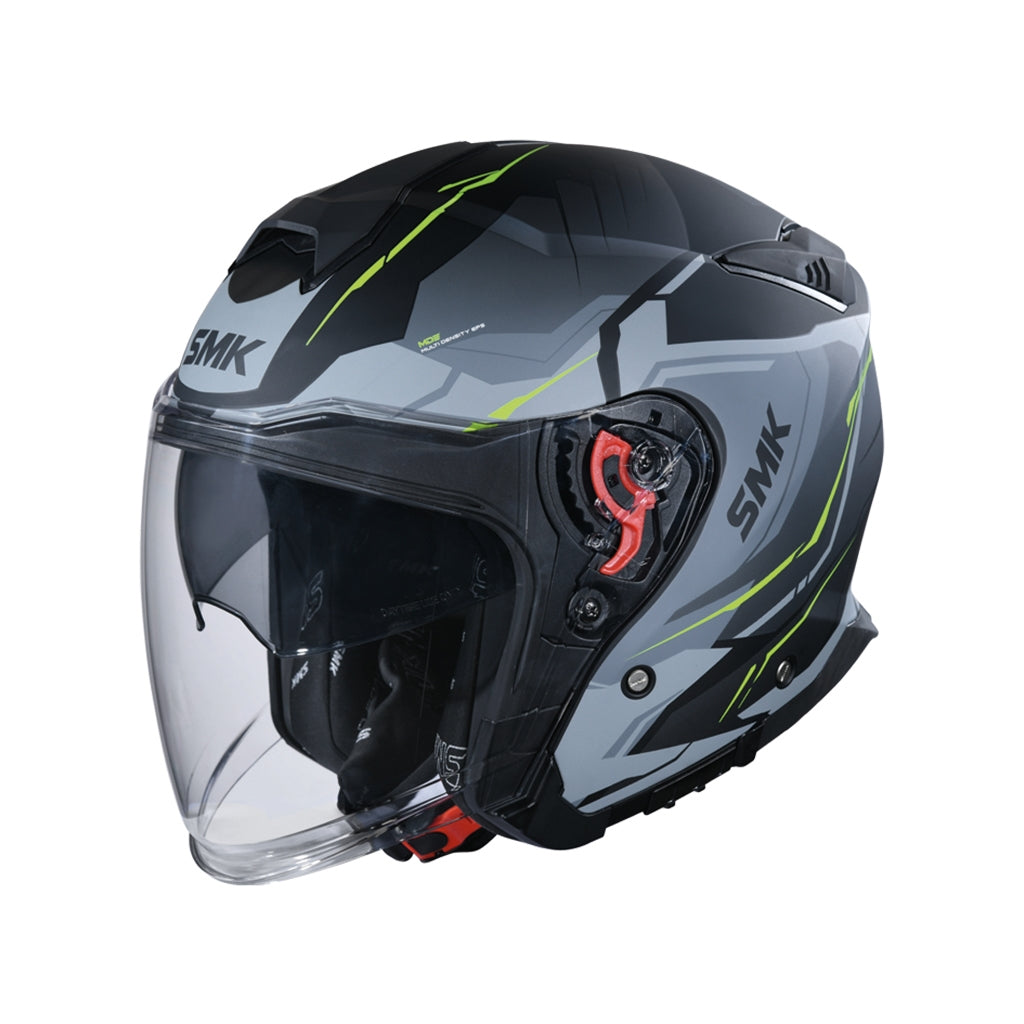SMK GTJ ESCAPE DECORADO Moto Aberto Capacete MA264 Mate