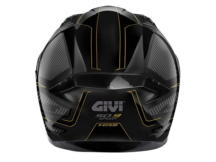 GIVI - CASCO FULL 50.9 SPORT ENIGMA NEGRO TITANIO GOLD – 3 – Maximomoto PT