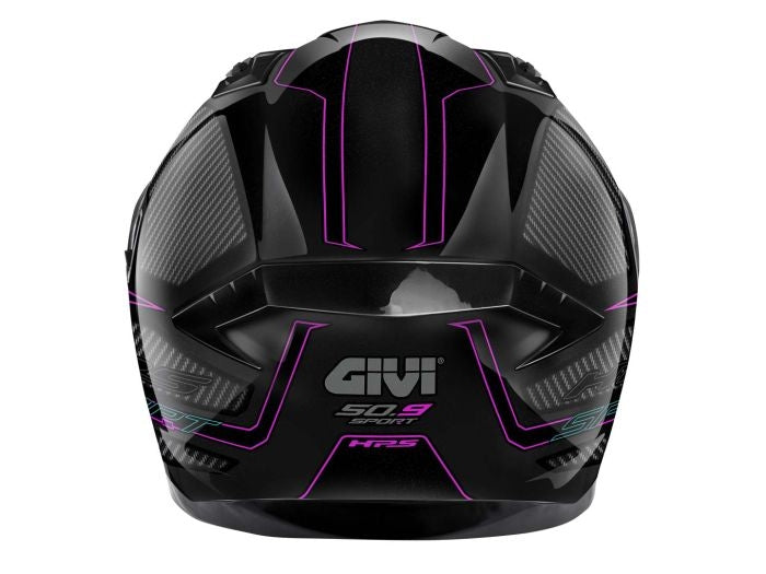 GIVI - CASCO FULL 50.9 SPORT ENIGMA LADY NEGRO-BR PINK – 3 – Maximomoto PT