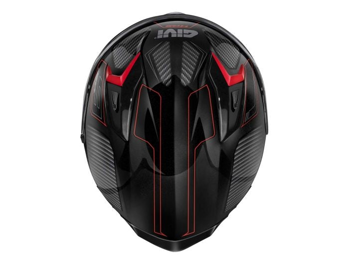 GIVI - CASCO FULL 50.9 SPORT ENIGMA NEGRO-BR TITANIO ROJO – 2 – Maximomoto PT
