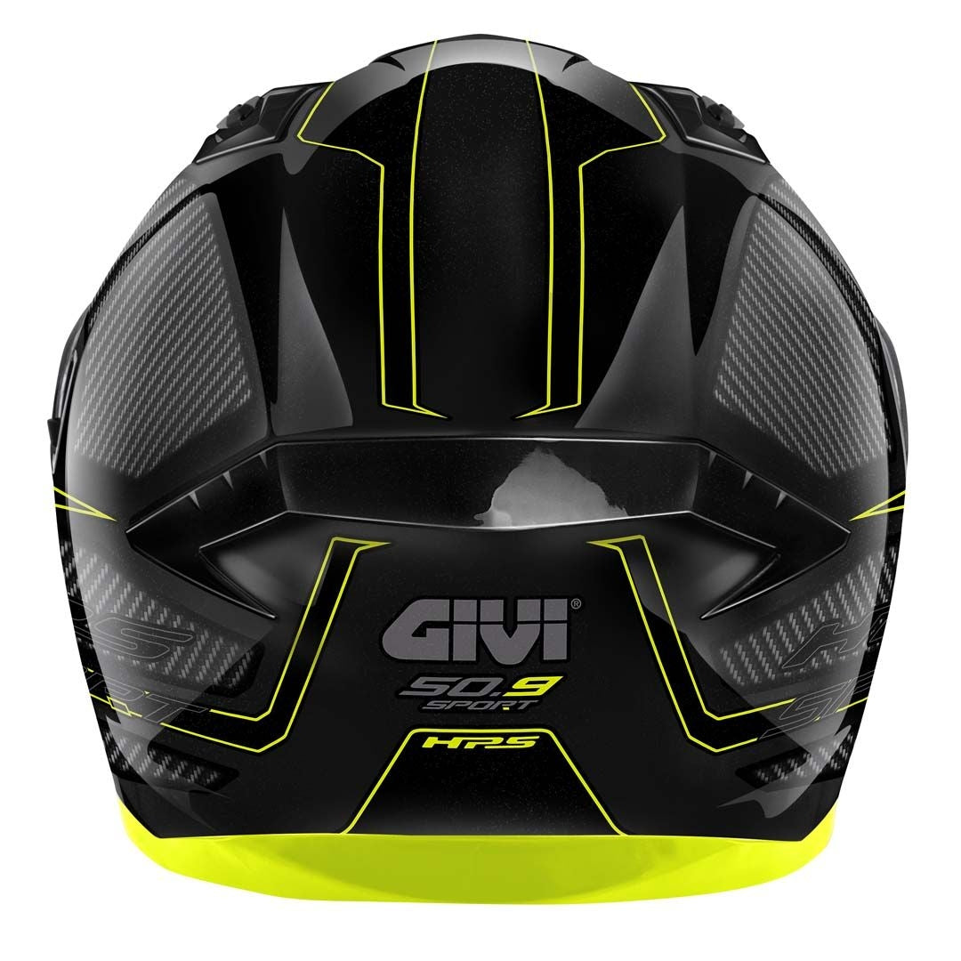 GIVI - CASCO FULL 50.9 SPORT ENIGMA NEGRO-BR TITAN YELLOW – 2 – Maximomoto PT