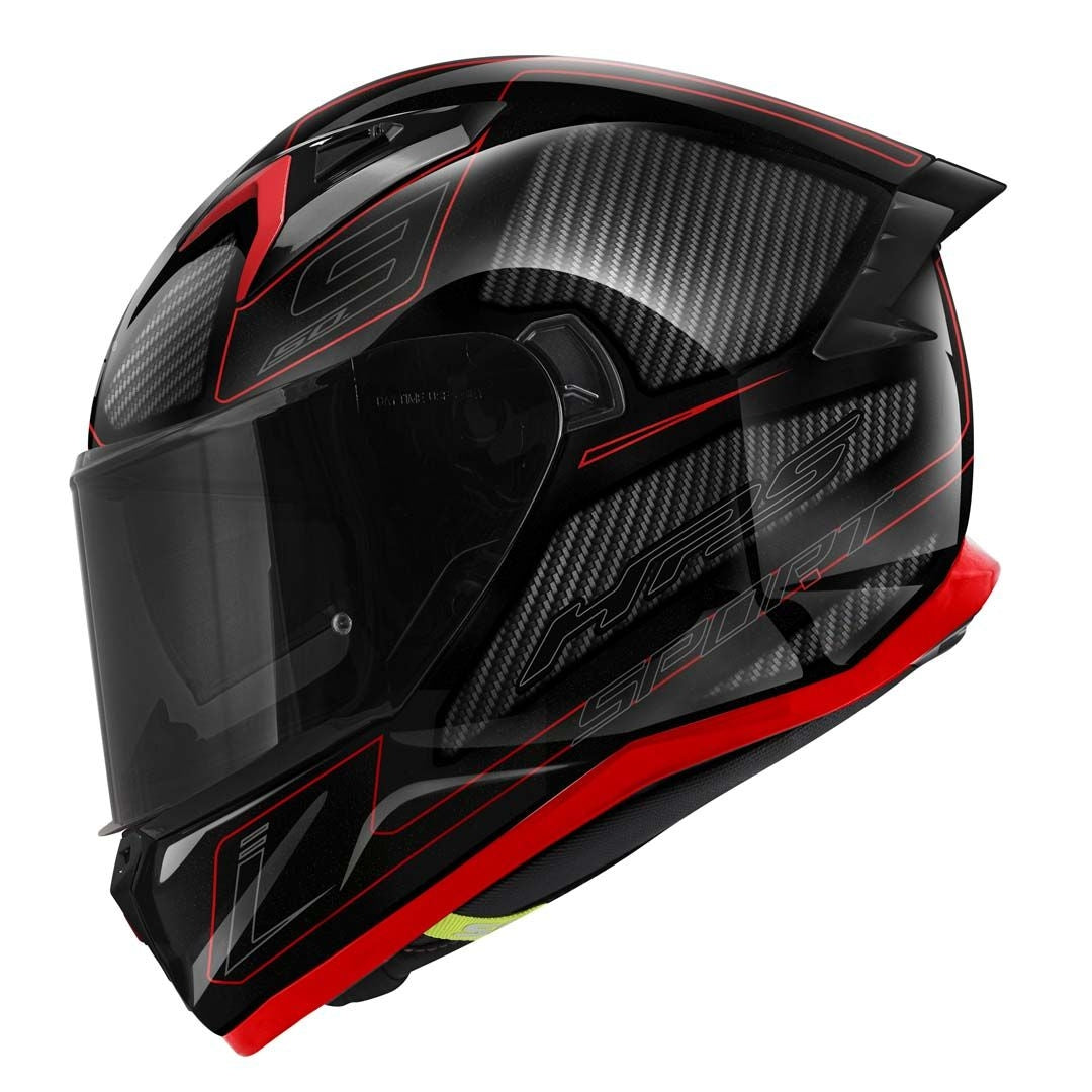 GIVI - CASCO FULL 50.9 SPORT ENIGMA NEGRO-BR TITANIO ROJO – 4 – Maximomoto PT