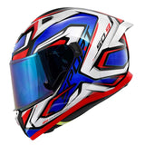 GIVI - CASCO FULL 50.9 ATOMIC BLANCO AZUL ROJO