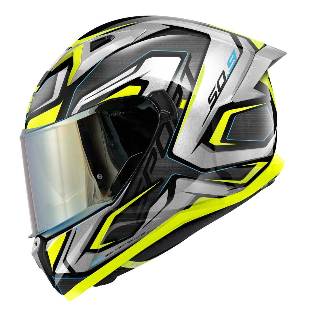 GIVI - CASCO FULL 50.9 ATOMIC NEGRO PLATA YELLOW – 3 – Maximomoto PT