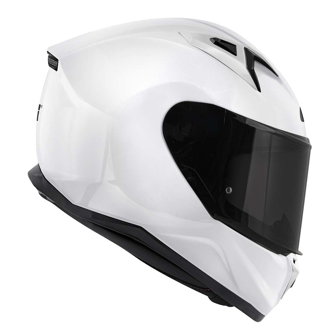 FULL 50.7 SOLID WHITE HELMET – 2 – Maximomoto PT