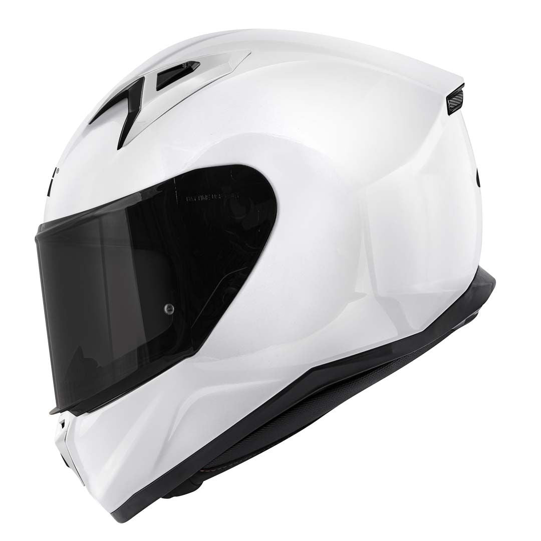 FULL 50.7 SOLID WHITE HELMET – 3 – Maximomoto PT