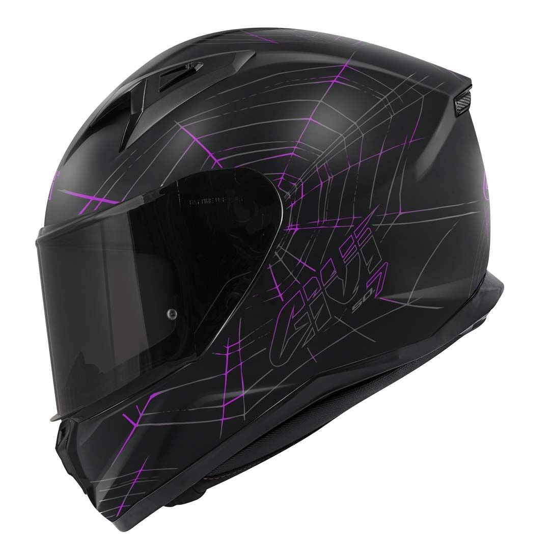 CASCO FULL 50.7 PHOBIA MATT BLACK PURPLE – 3 – Maximomoto PT