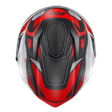GIVI 50.8 BRAVE Moto Integral Casco Negro Titanio Rojo