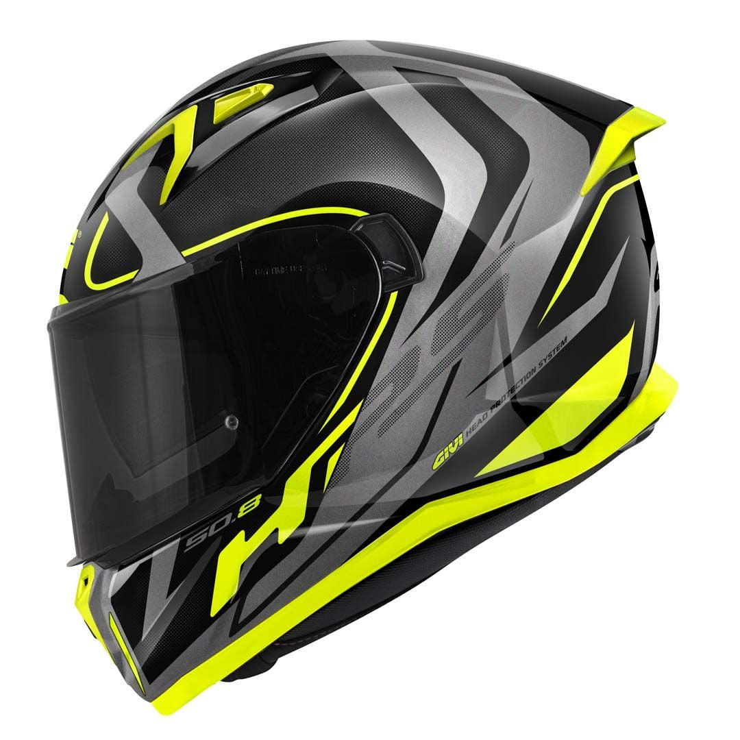 Givi 508 Casco Full Racer Negro Titanio amarillo – 3 – Maximomoto PT
