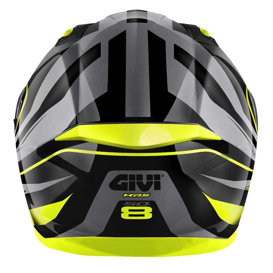 Givi 508 Casco Full Racer Negro Titanio amarillo – 4 – Maximomoto PT