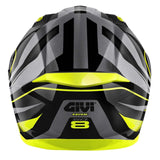 Givi 508 Casco Full Racer Negro Titanio amarillo