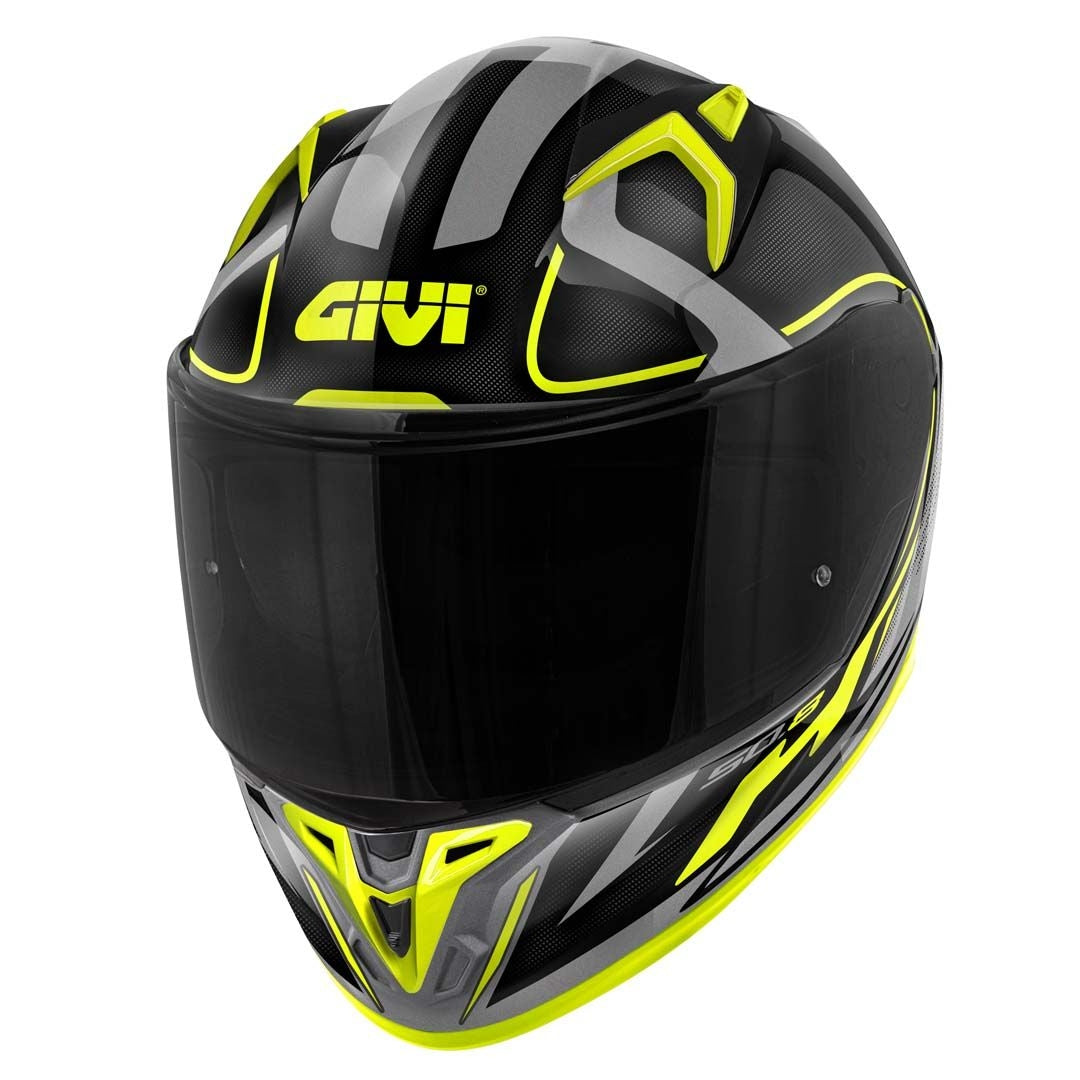 Givi 508 Casco Full Racer Negro Titanio amarillo – 6 – Maximomoto PT