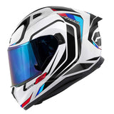 GIVI 50.8 MACH1 CASCO Integral Blanco Negro Rojo