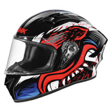 SMK STELLAR ANIMAL DECORADO MOTO INTEGRAL CAPACETE MATTE (MA231)