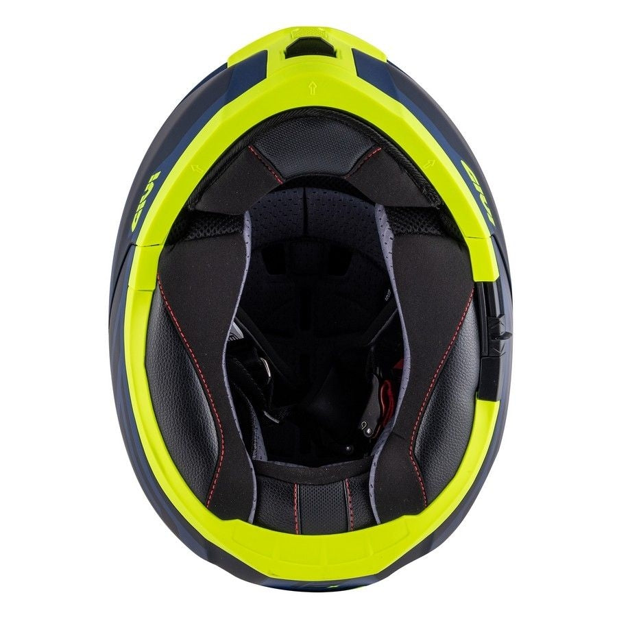 GIVI X.21 CHALLENGER SPIRIT Motorcycle Modular Helmet Blue Yellow – 3 – Maximomoto PT