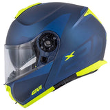 GIVI X.21 CHALLENGER SPIRIT Moto Modular Capacete Azul Amarelo