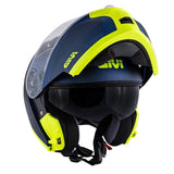 GIVI X.21 CHALLENGER SPIRIT Moto Modular Capacete Azul Amarelo