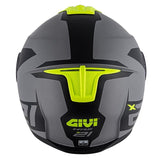GIVI - CASCO X21 CHALLENGER SPIRIT GRIS NEGRO YELLOW