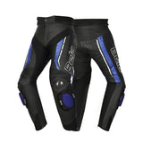 BELA - Calça de Couro Rocket Lady Pant Preta/Azul
