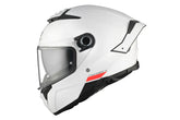 MT Thunder 4 SV Solid A0 CASCO Integral Para Moto De Turismo Blanco Perla Brillante – Maximomoto PT