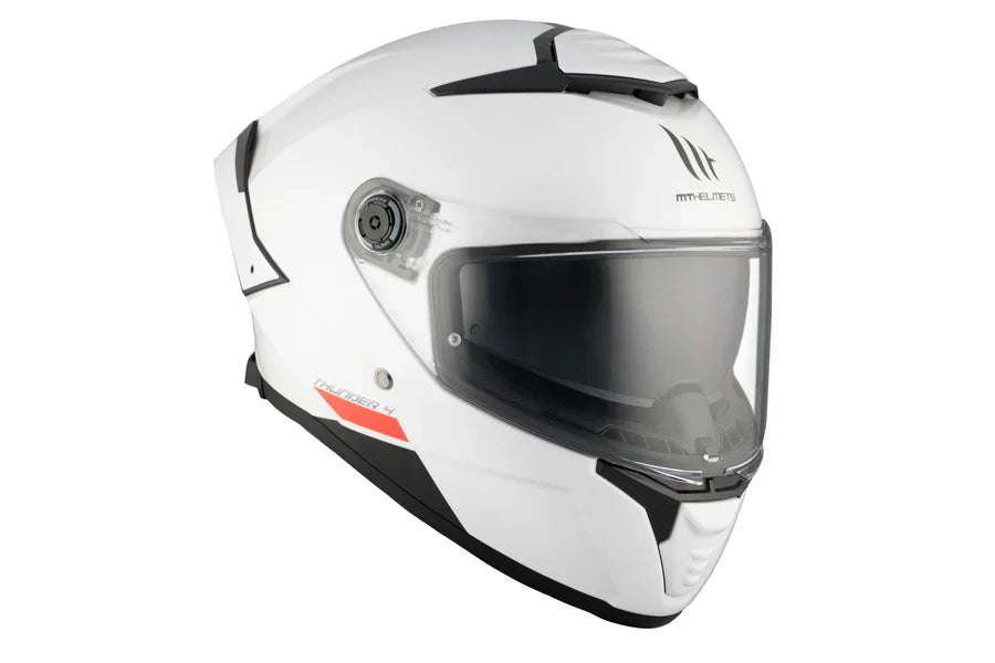 MT Thunder 4 SV Solid A0 Integral HULL For Touring Motorcycle White Perla Brillante – 3 – Maximomoto PT