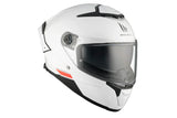MT Thunder 4 SV Solid A0 CASCO Integral Para Moto De Turismo Blanco Perla Brillante