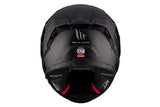 MT THUNDER 4 SV SOLID A1 Casco Integral Deportivo Para Moto Negro Brillante