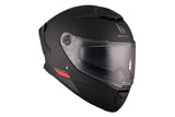 MT THUNDER 4 SV SOLID A1 Casco Integral Turismo Para Moto Negro Mate