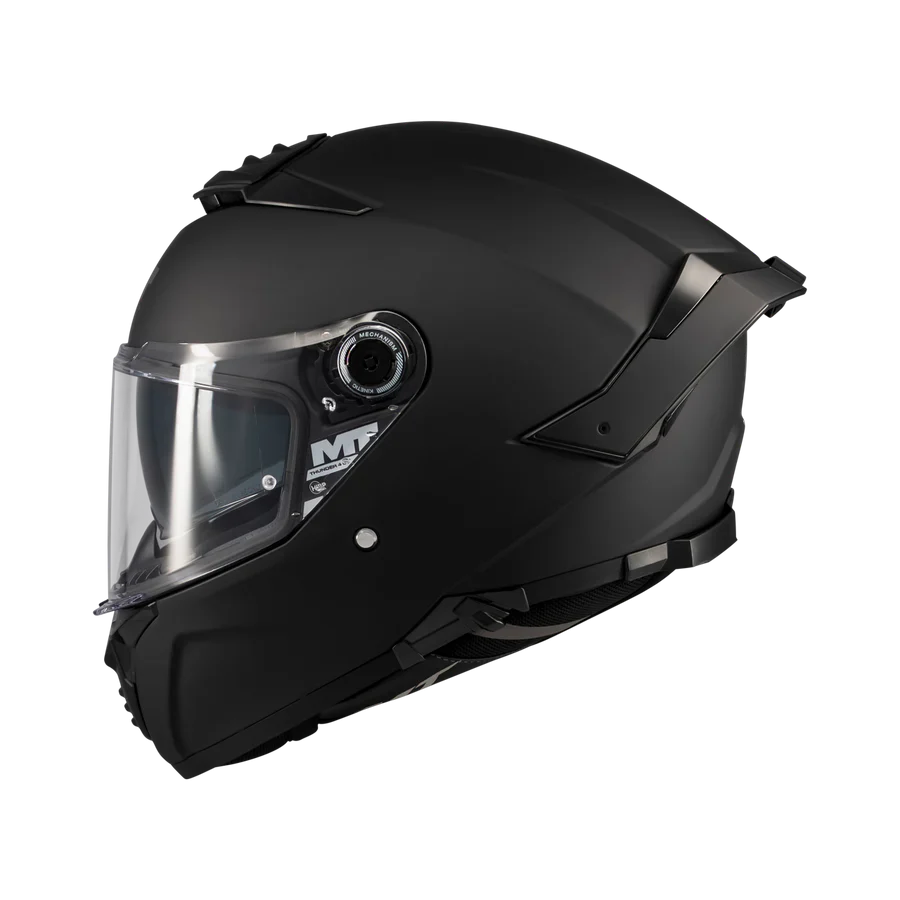 MT CAPACETES INTEGRAL DE MOTO FF118 SV THUNDER 4 SV PURE A1 MATE PRETO – 2 – Maximomoto PT