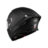 MT CAPACETES INTEGRAL DE MOTO FF118 SV THUNDER 4 SV PURE A1 MATE PRETO