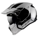 MT STREETFIGHTER SV A2 CROMADO ESPORTES DUPLOS MOTO CAPACETE AVENTURA