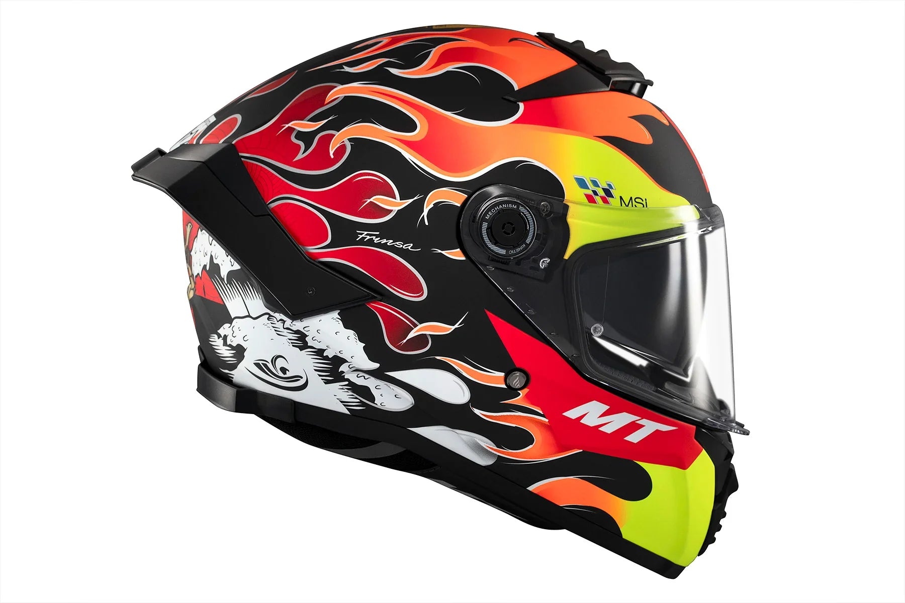 MT THUNDER 4 SV YAMANAKA 2024 B3 Casco Integral Para Moto De Turismo Mate