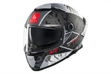 MT THUNDER 4 SV RAINFOREST C2 EM DIGRESSÃO MOTO CAPACETE INTEGRAL
