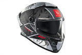 MT THUNDER 4 SV RAINFOREST C2 EM DIGRESSÃO MOTO CAPACETE INTEGRAL