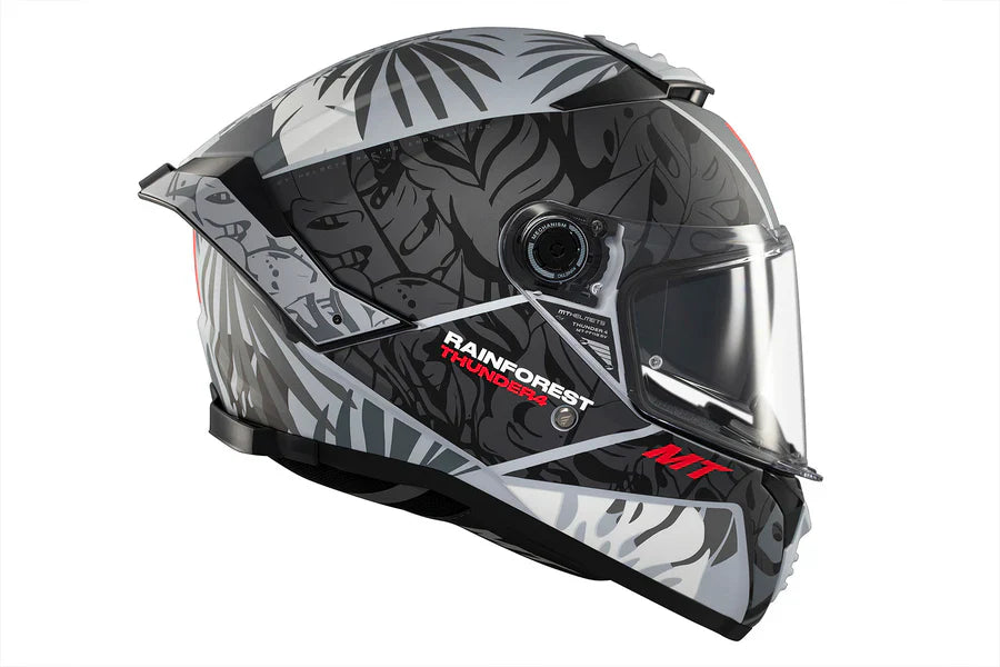 MT THUNDER 4 SV RAINFOREST C2 EM DIGRESSÃO MOTO CAPACETE INTEGRAL