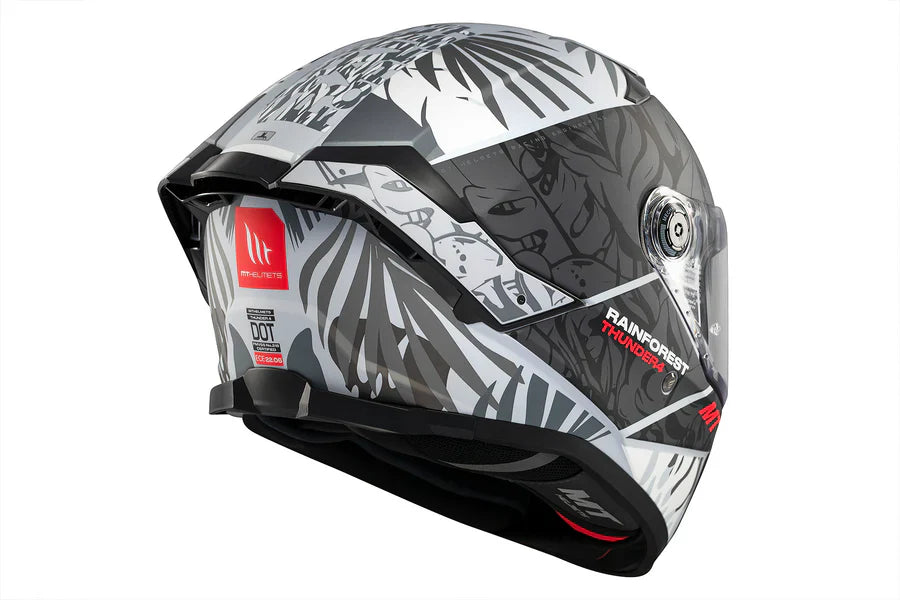 MT THUNDER 4 SV RAINFOREST C2 EM DIGRESSÃO MOTO CAPACETE INTEGRAL