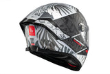 MT THUNDER 4 SV RAINFOREST C2 EM DIGRESSÃO MOTO CAPACETE INTEGRAL