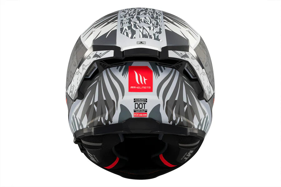 MT THUNDER 4 SV RAINFOREST C2 EM DIGRESSÃO MOTO CAPACETE INTEGRAL