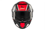 MT THUNDER 4 SV FREEWAY A5 Deportivo Turismo Casco Integral Para Moto De Brillante