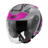 GIVI - CASCO JET X25 TARGET LADY TITAN ROSA