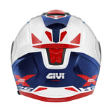 GIVI - CASCO JET X25 TARGET BLANCO AZUL ROJO