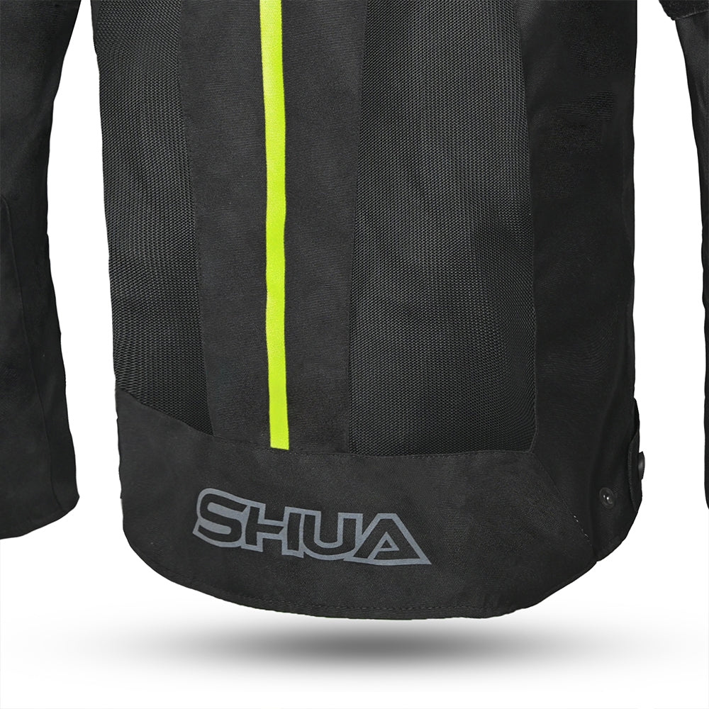 SHUA GRAVITY LITE Moto Homem Textil Casacos Preto Amarelo