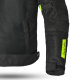 SHUA GRAVITY LITE Moto Homem Textil Casacos Preto Amarelo