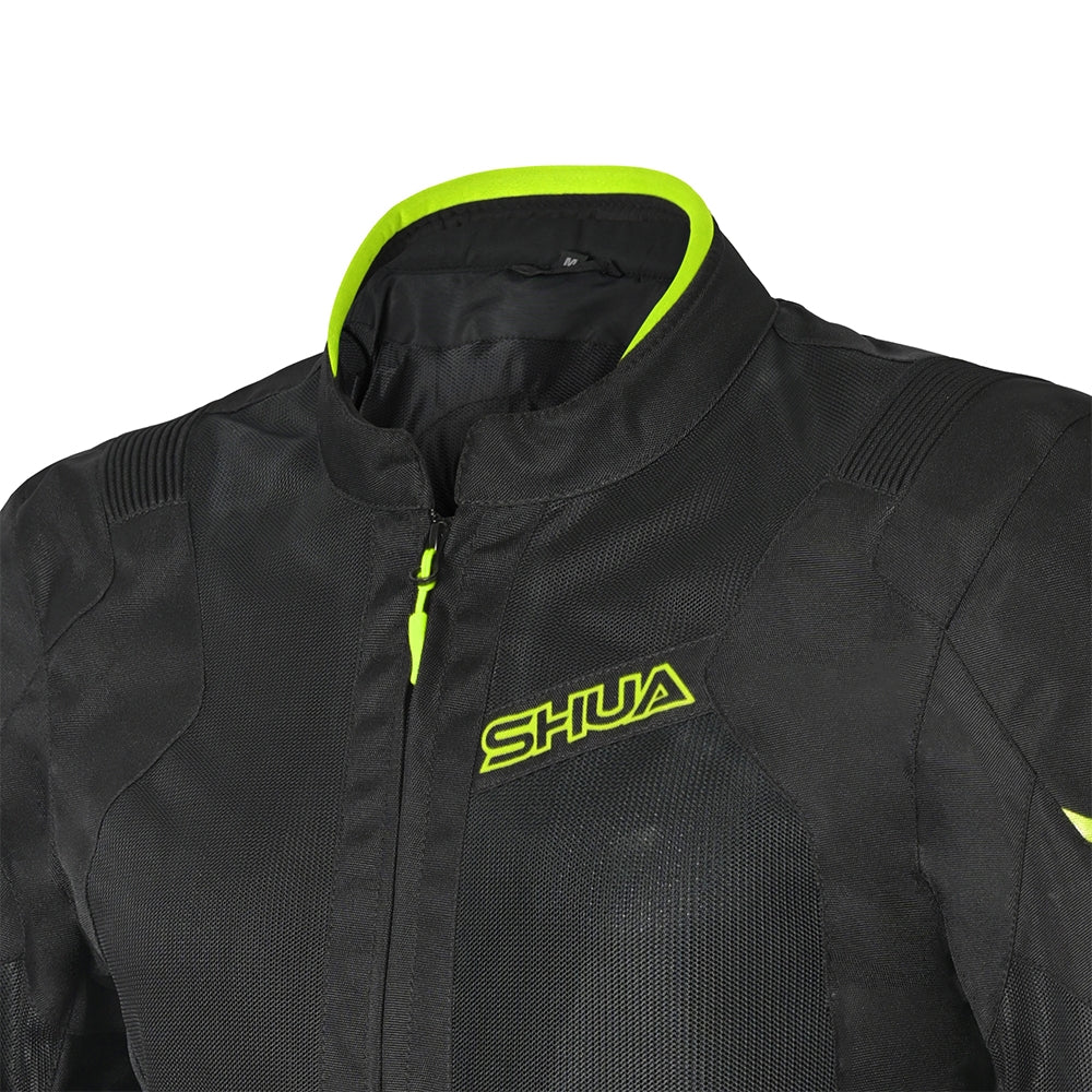 SHUA GRAVITY LITE Moto Homem Textil Casacos Preto Amarelo