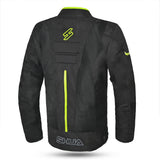 SHUA GRAVITY LITE Moto Homem Textil Casacos Preto Amarelo