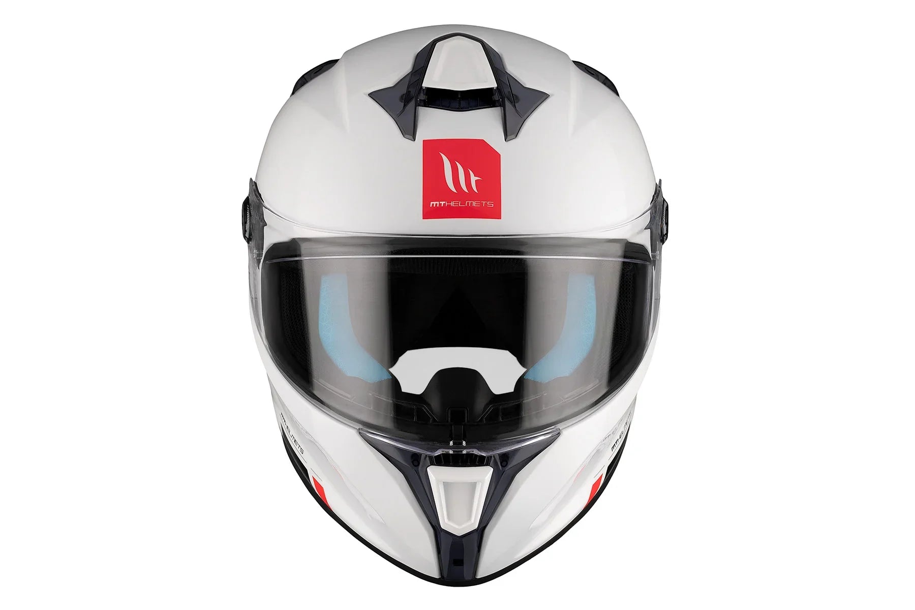 MT Targo S Solid A0 pearl white Full sports shell for motorcycle – 3 – Maximomoto PT